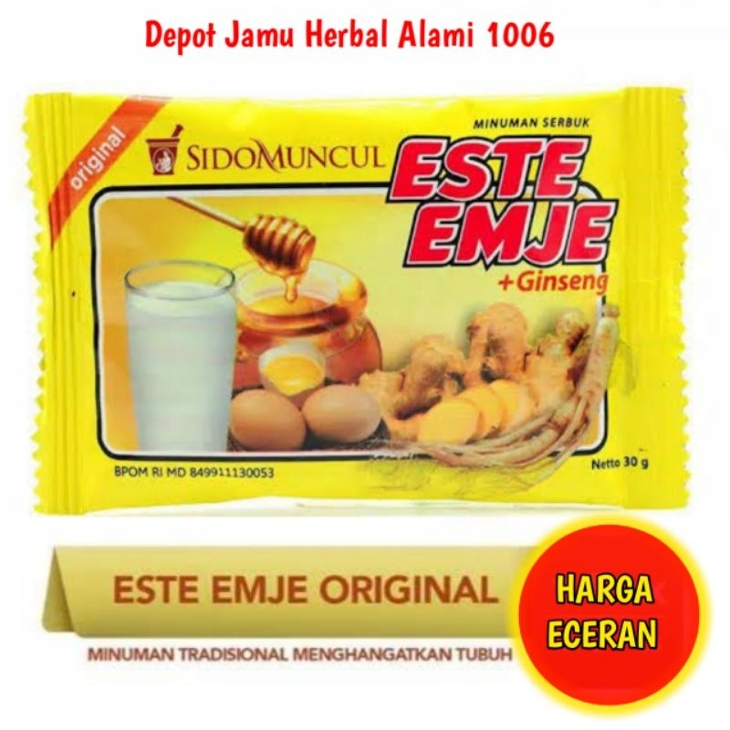 

Este Emje Ginseng Sido Muncul STMJ Susu Telor Madu Jahe SidoMuncul