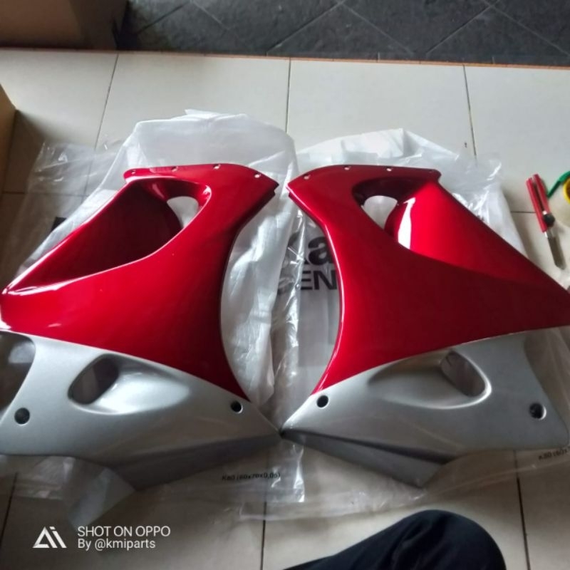 sayap fairing Kawasaki ninja Rr old merah original Kawasaki