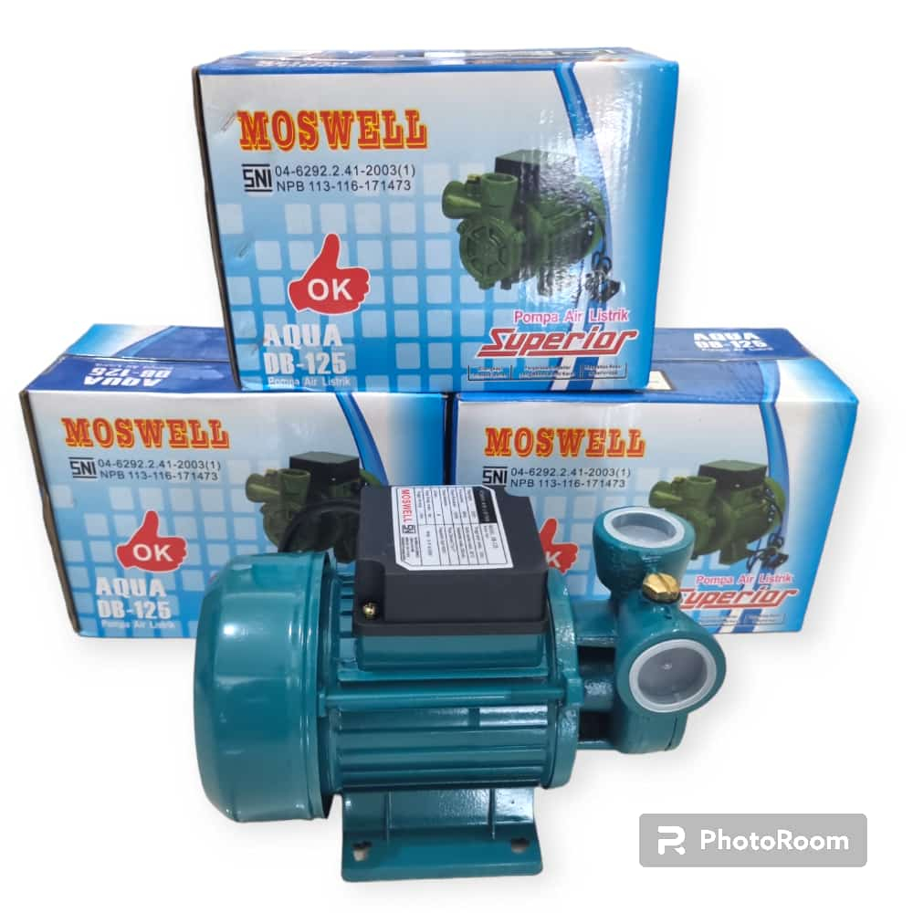 NEW Mesin Pompa Air EFOS DB-125 Pendorong Wasser Sanyo EFOS DB-125 Hijau