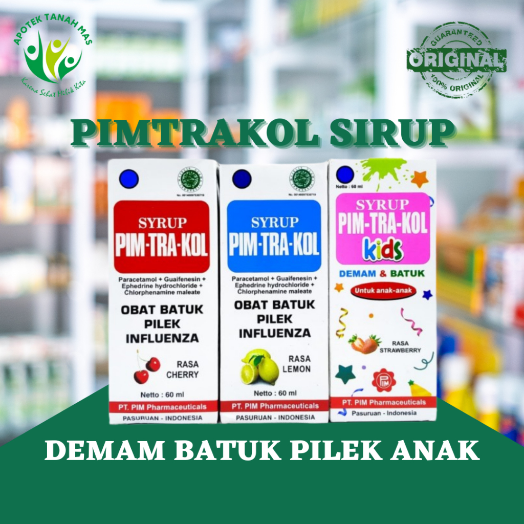 Pimtrakol Kids Obat Batuk Demam Flu Pilek pada Anak