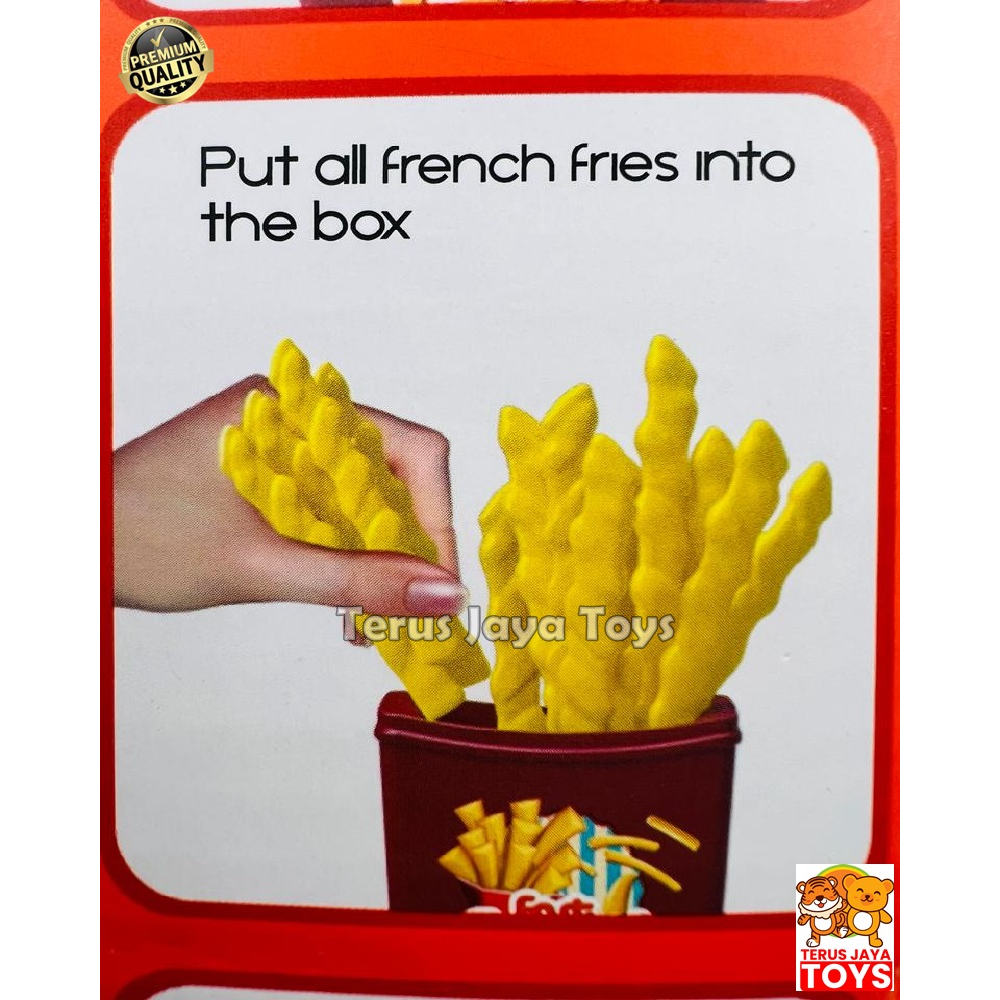 Family Game Board Games Flying French Fries Kentang Goreng terbang