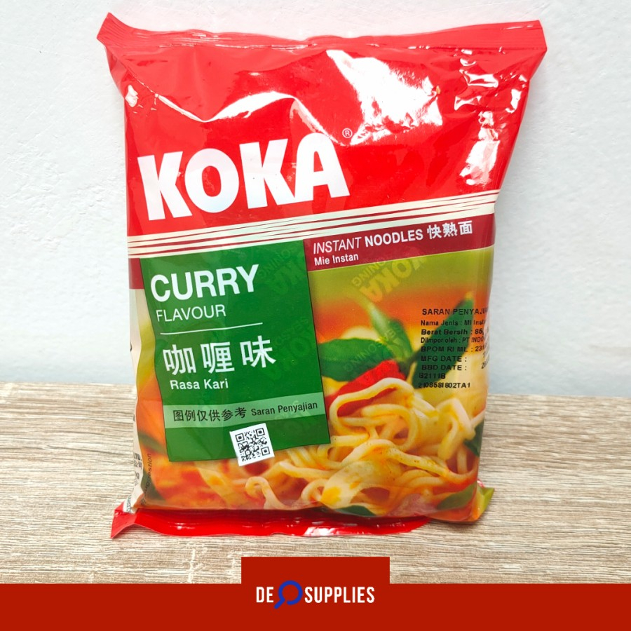 

KOKA Curry Kari Instan Noodle 85gr - Mie Instan Rasa Kari