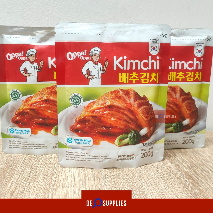 

Kimchi OPPA Korea 200gr - Kimci Sawi Fresh Lobak Halal Jjigae