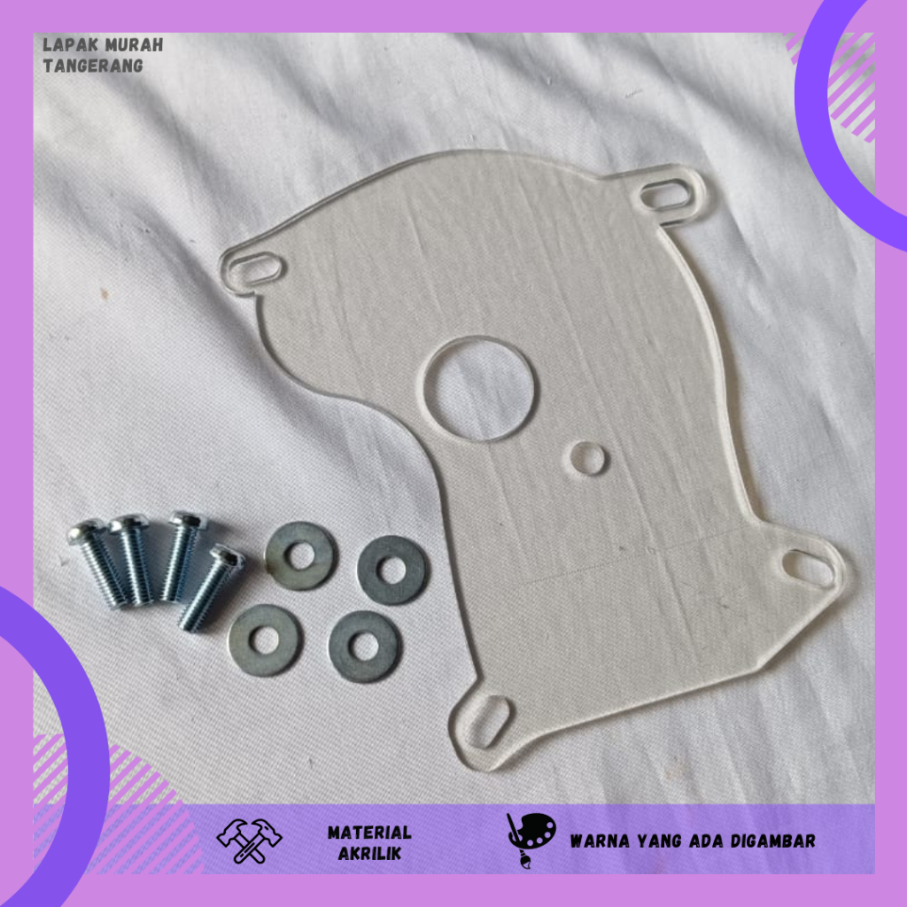 COVER CVT XEON TUTUP PELINDUNG CVT MOTOR XEON TEBAL 3MM AKRILIK TRANSPARANT