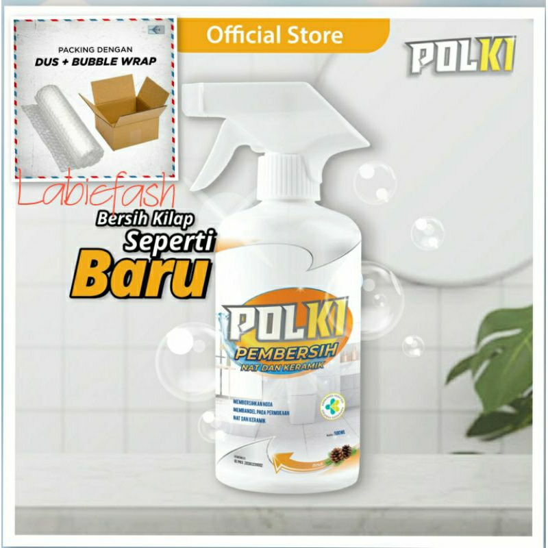 Polki Pembersih Nat & Keramik 500ml / Polki Pembersih Keramik / Cairan Pembersih Keramik / Polki Pem
