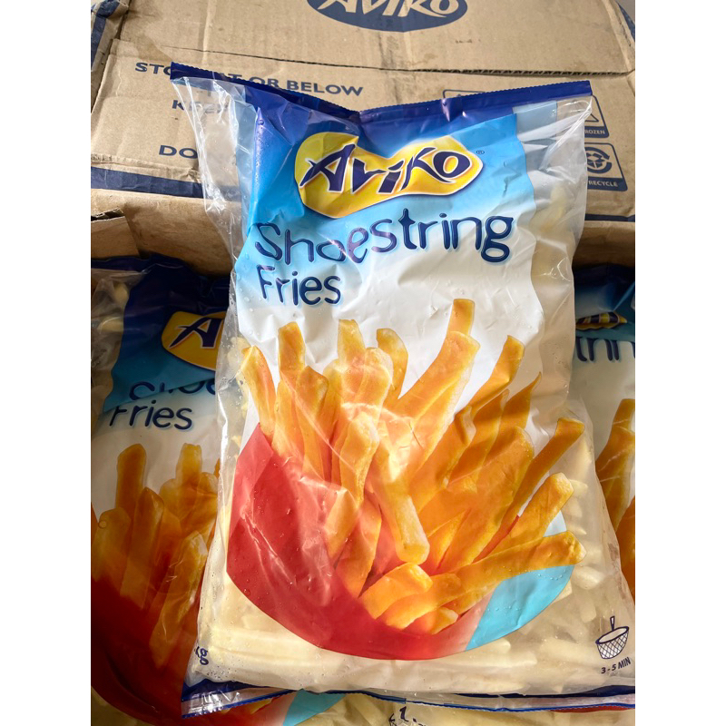 

Kentang Shoestring Aviko 1kg ~ GALERI PLASTIK FROZEN FOOD