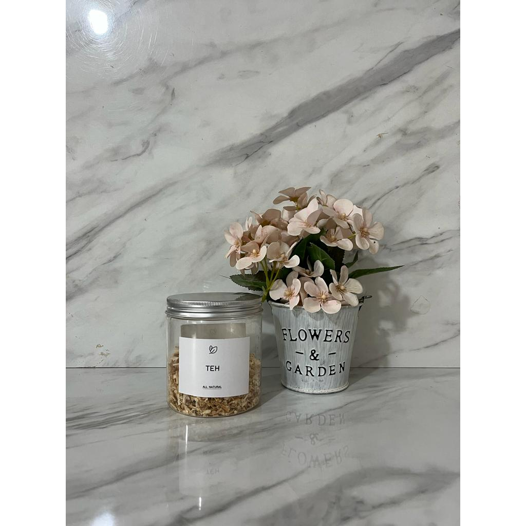 Toples 500ml tutup aluminium silver