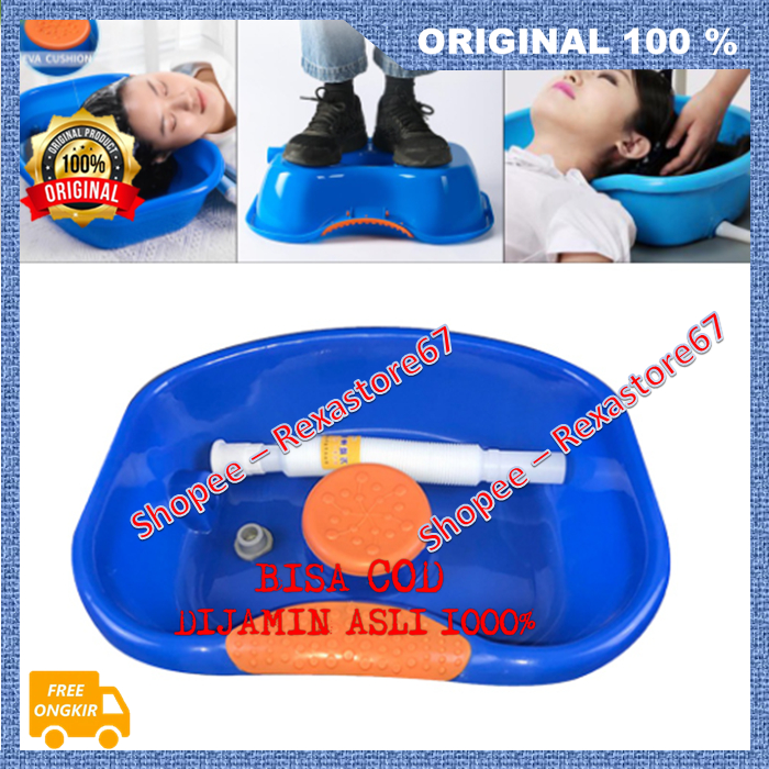 Baskom Keramas Portable Tempat Keramas Portable Wadah Cuci Rambut Wasbak Keramas Orang Sakit lansia 