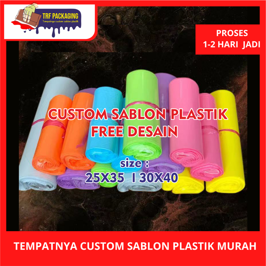 SABLON PLASTIK POLYMAILER MURAH
