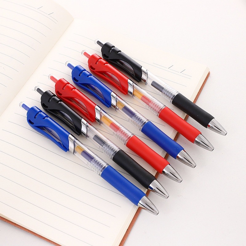 

Pulpen Standar Gel Ink 0.5mm Refill Pena Pen Tinta Cair Alat Tulis Kantor