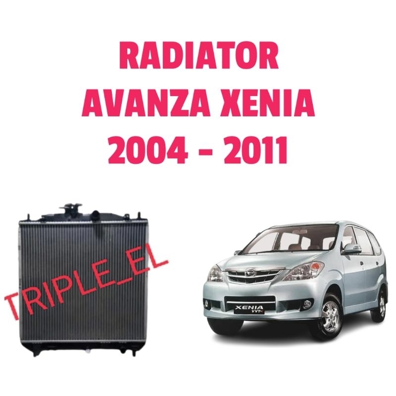 RADIATOR AVANZA XENIA LAMA VVTI 1300CC 1000CC 2004 - 2011 MANUAL ORI