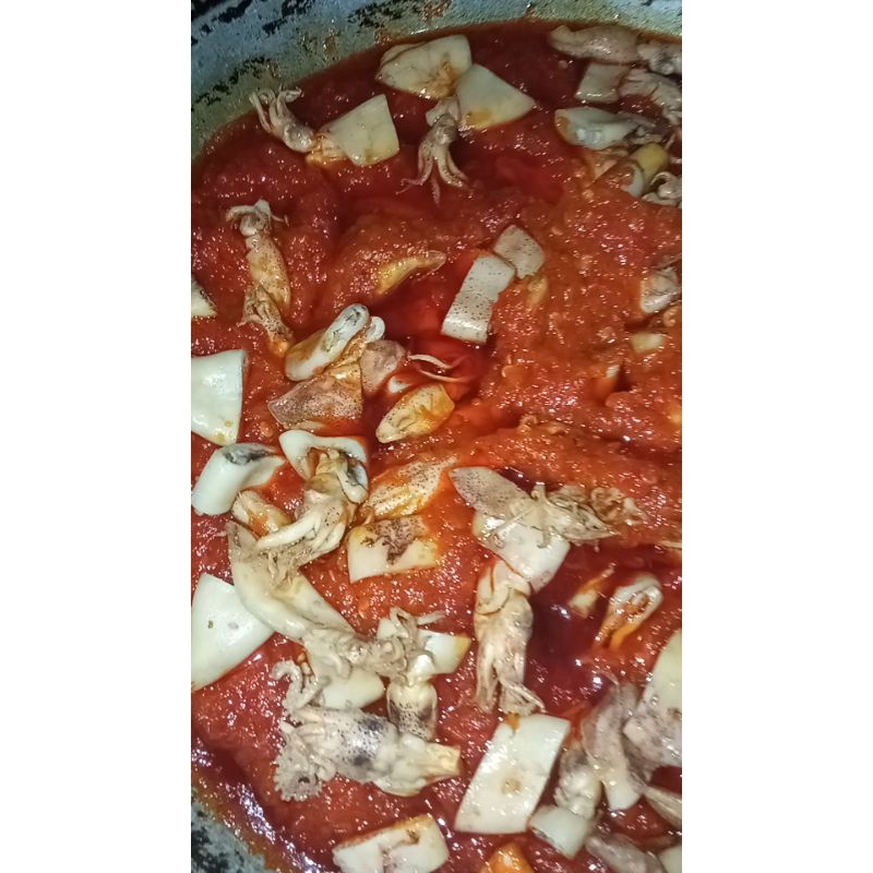 

sambal bajak terasi baby cumi