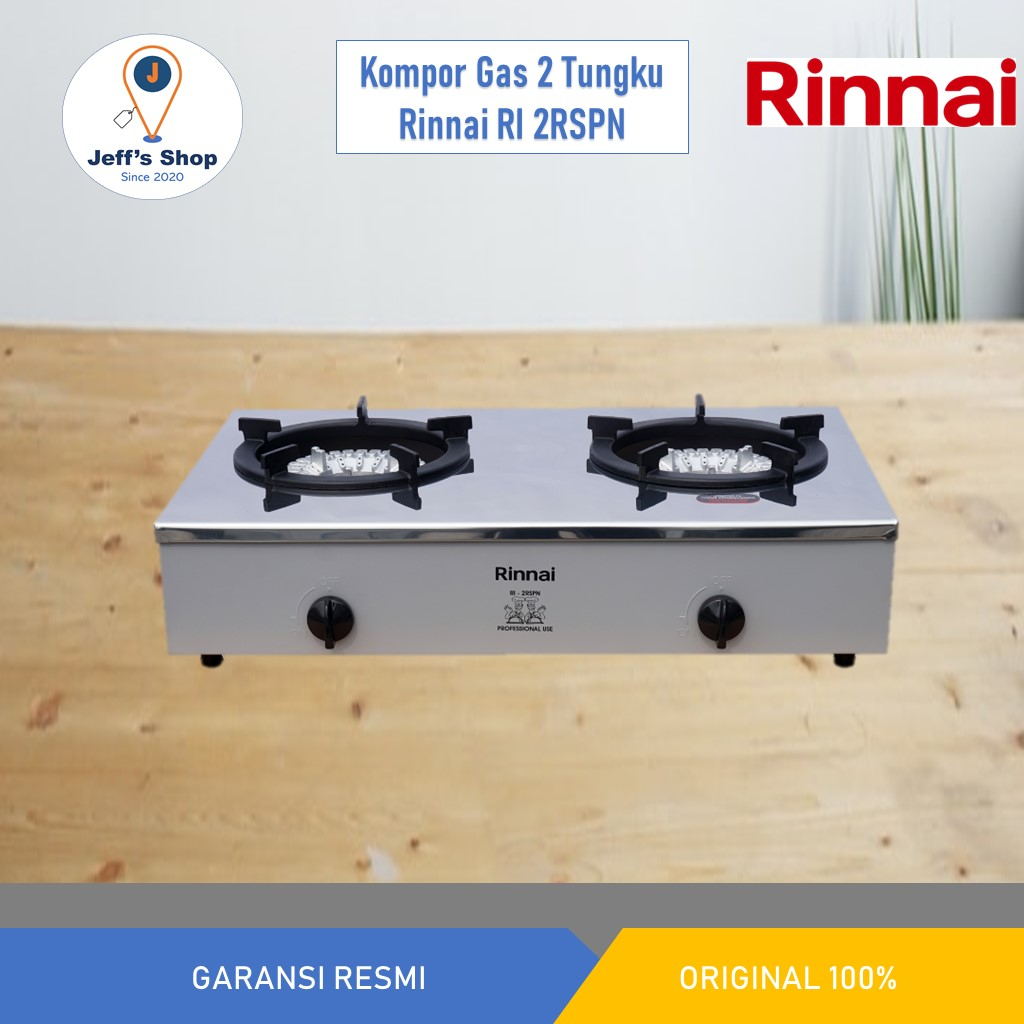 Rinnai Kompor Gas 2 Tungku RI 2RSPN