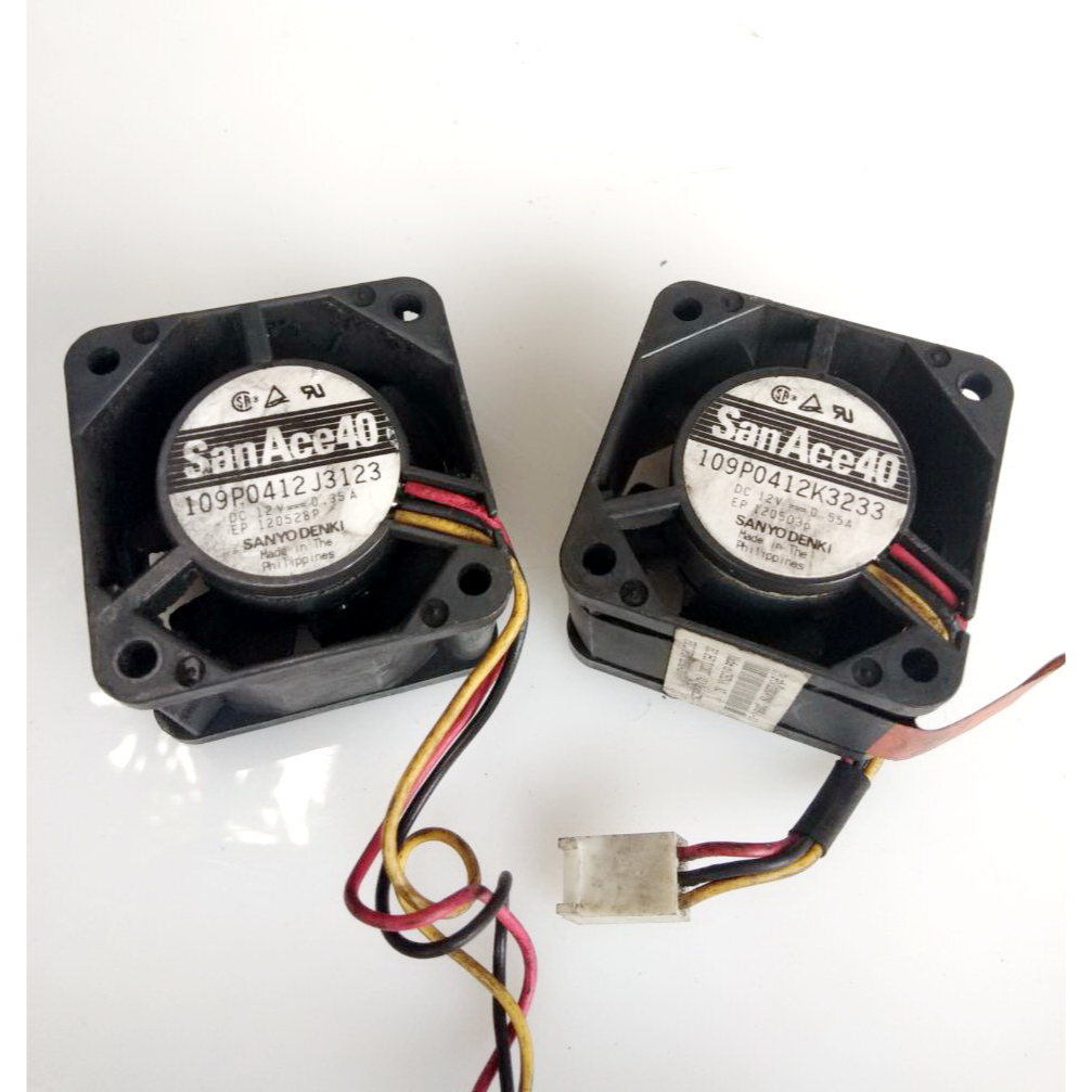 Fan dc Brushless Sanyodenki 12v 0.35A & 0.55A 4x4x2.8cm