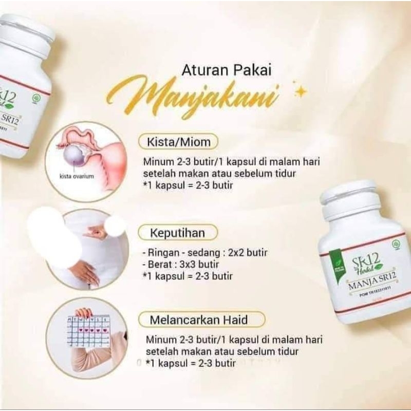 MANJAKANI SR12 - OBAT KEPUTIHAN SR12