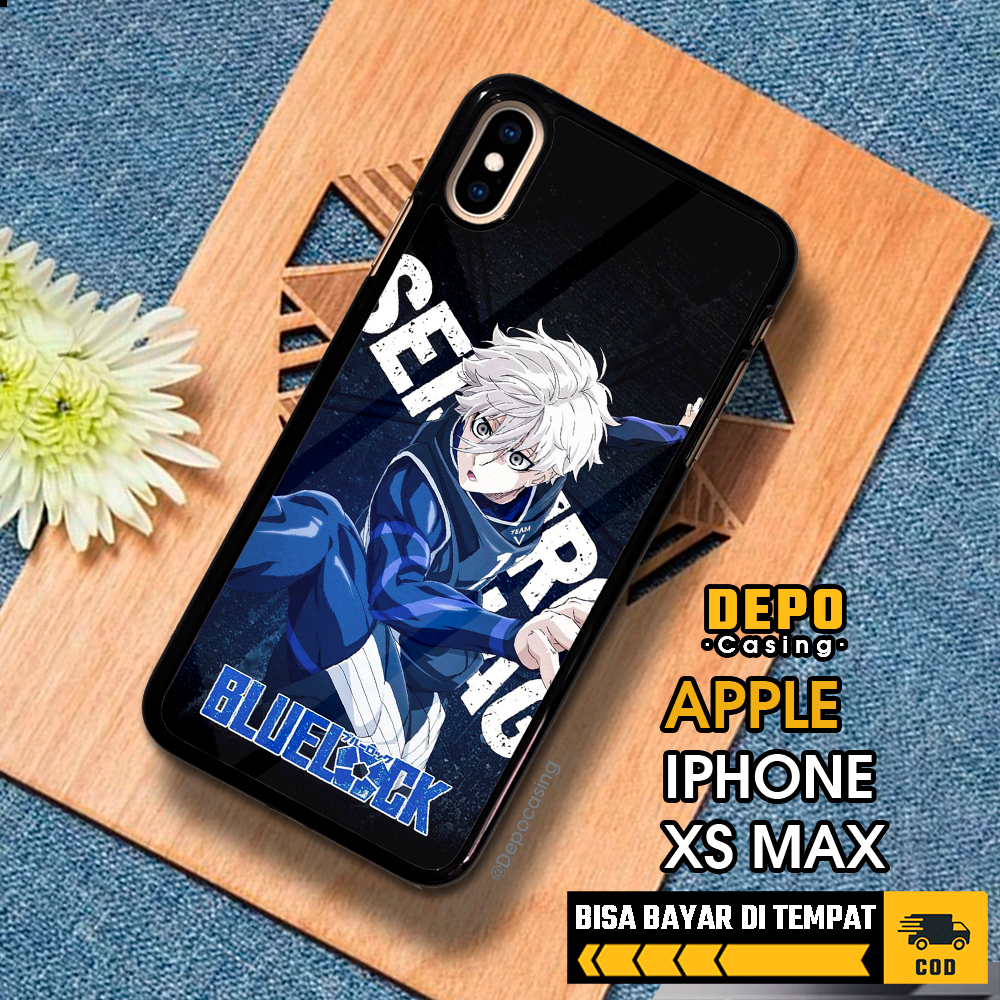Case Iphone XS Max Casing Iphone XS Max Depo Casing [BLLK] Case Glossy Case Aesthetic Custom Case An