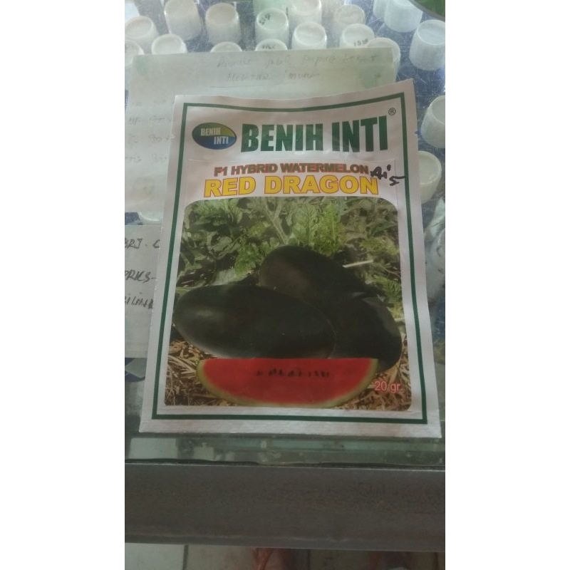 Benih semangka INTI RED DRAGON 20 gr