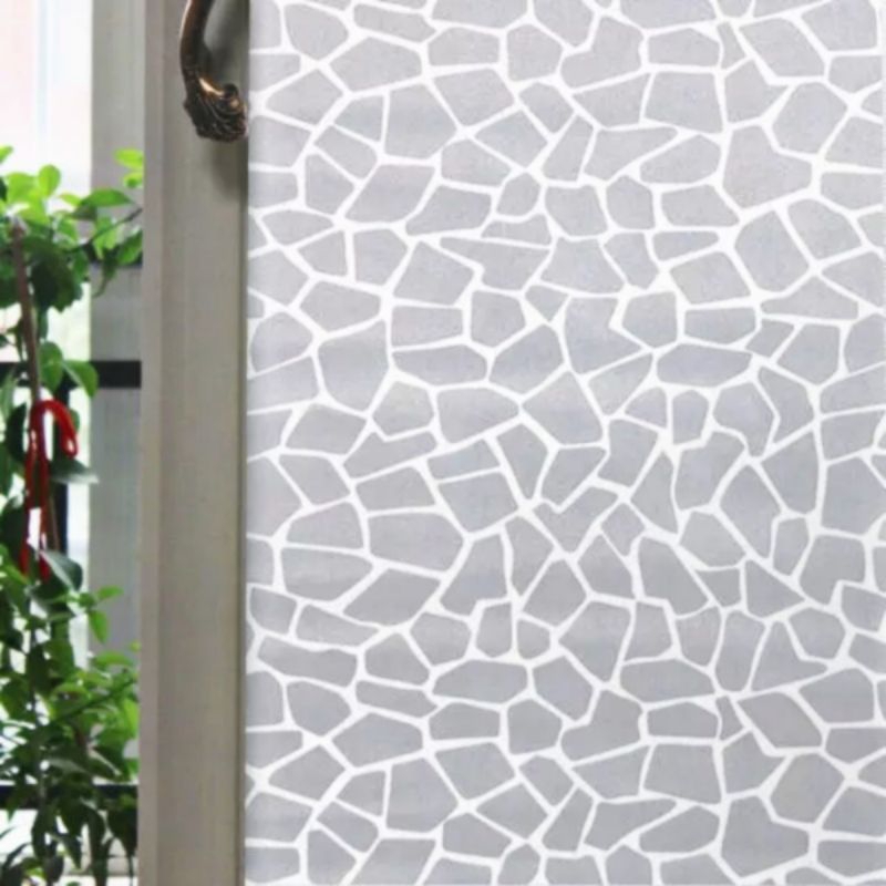 STIKER KACA JENDELA MOTIF STONE / STIKER KACA FILM / STIKER JENDELA