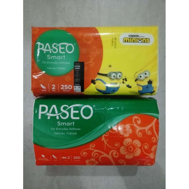 Tisu Paseo Smart 250 / Tisu wajah Paseo 250 / Facial tissue Paseo