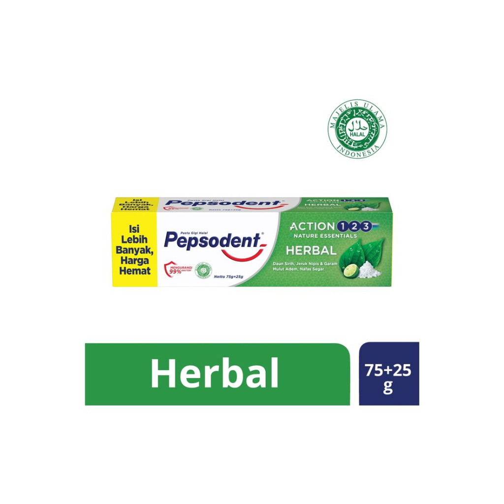 PEPSODENT HERBAL 75 +25 GR AYES TOSERBA
