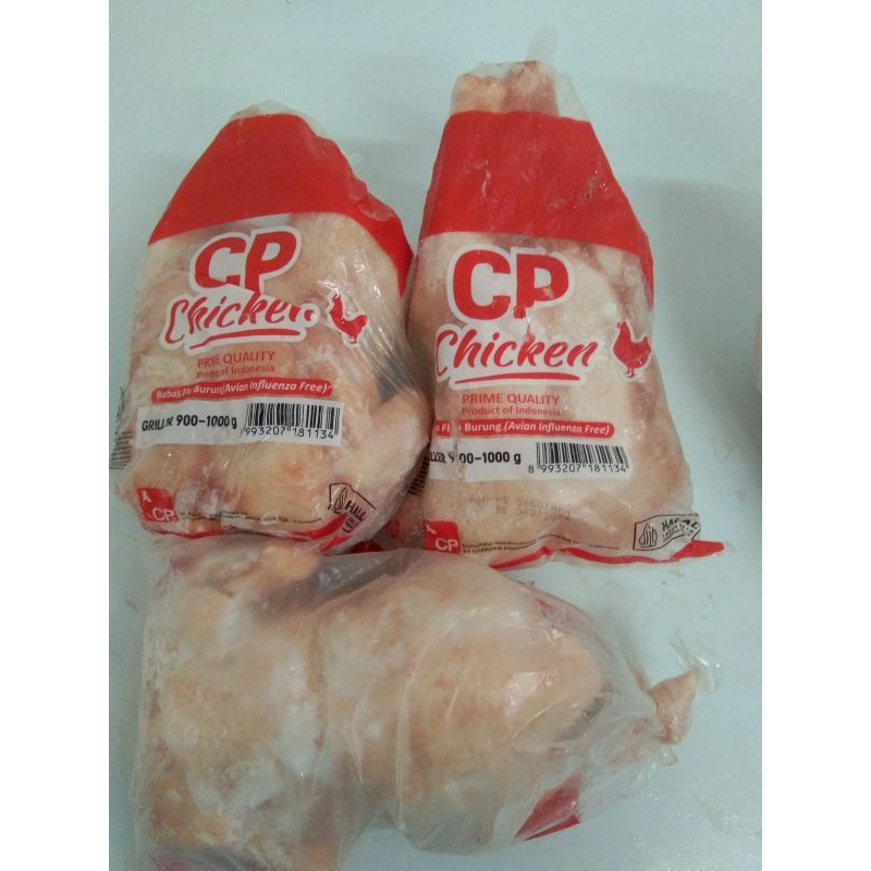 

CP CHICKEN AYAM UTUH SIZE 2 FROZEN 0,9 - 1 KG