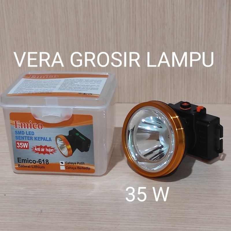 Senter kepala 30W led charger super terang / Senter kepala led 30W super terang charger