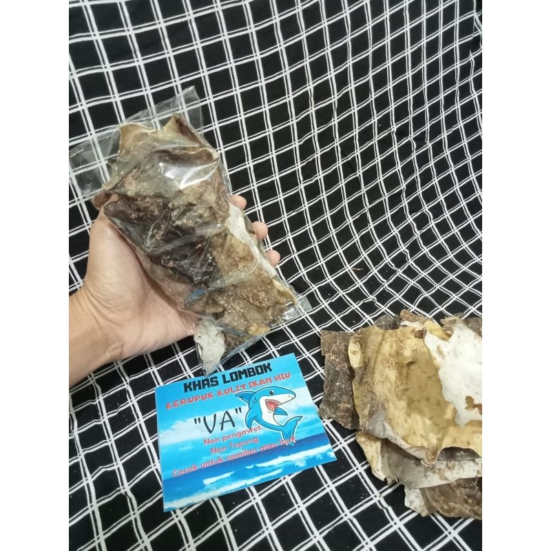 

kerupuk kulit ikan hiu 50gr mentah