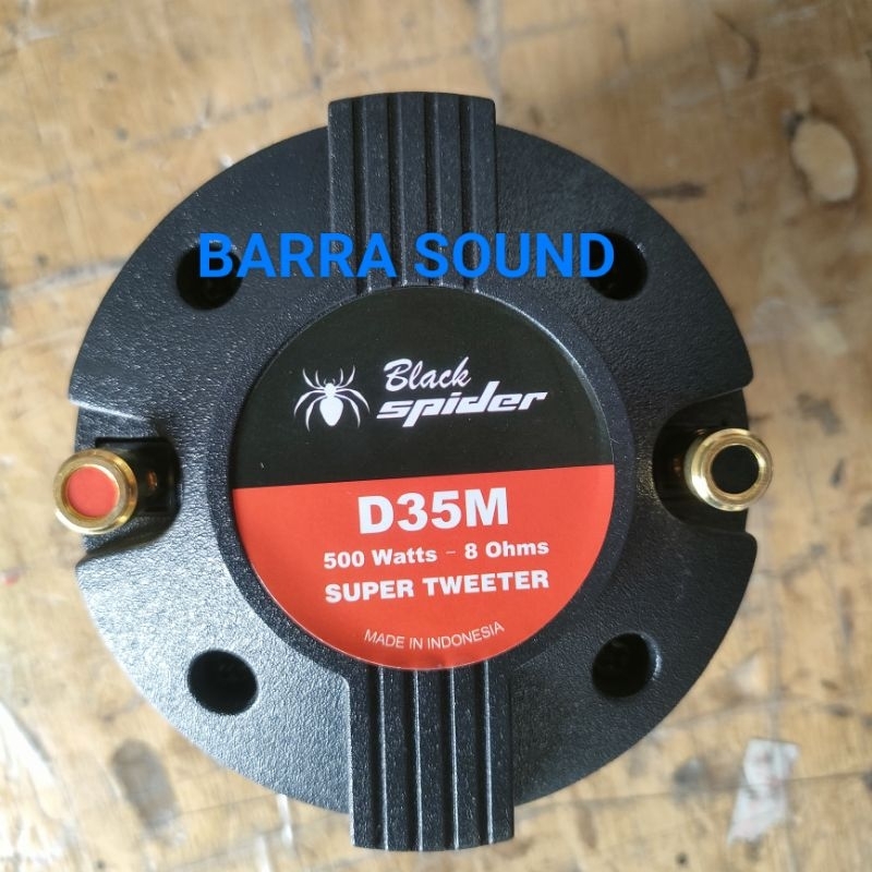 tweeter driver black spider D35