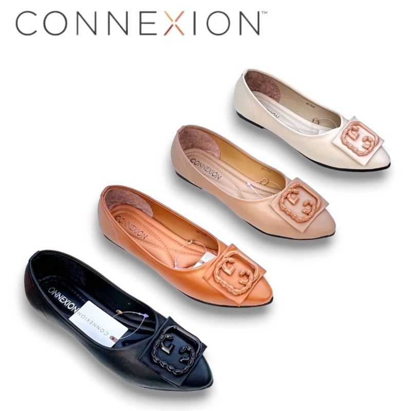 Sepatu flat matahari wanita kekinian - sepatu kerja connexion