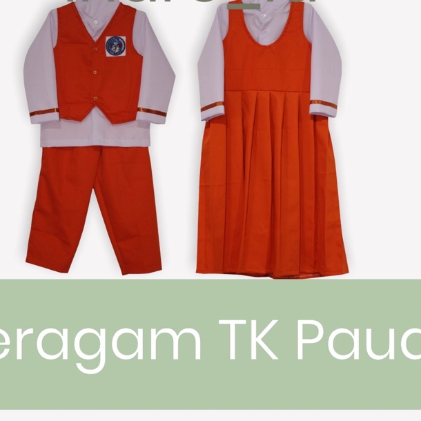 SERAGAM TK NASIONAL PANJANG ORANGE