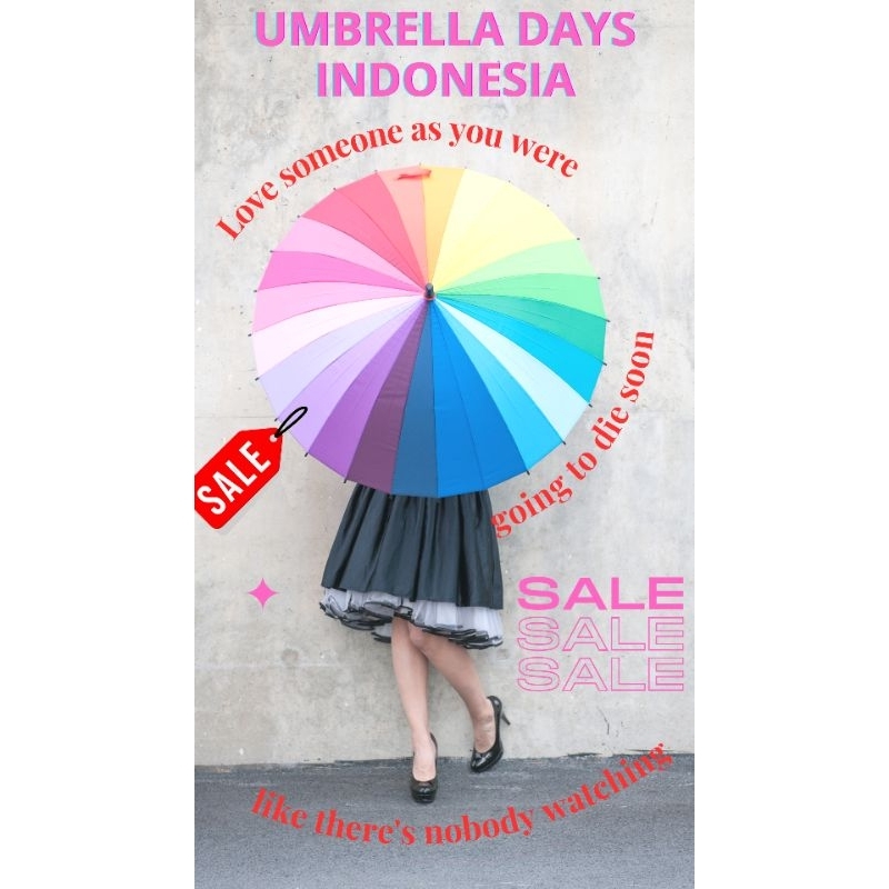 PAYUNG SATEN / PAYUNG HITAM / PAYUNG JUMBO / PAYUNG ANAK / PAYUNG GOLF SUPER JUMBO ( BEDA AMA YG LAI