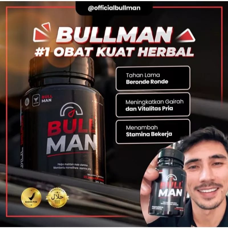 BULLMAN - Suplemen Herbal Penambah Stamina Pria Dewasa