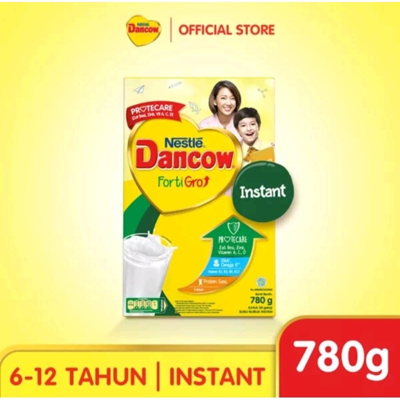 

DANCOW FORTIGRO (INSTANT PUTIH,COKLAT,FULLCREAM) 780GR