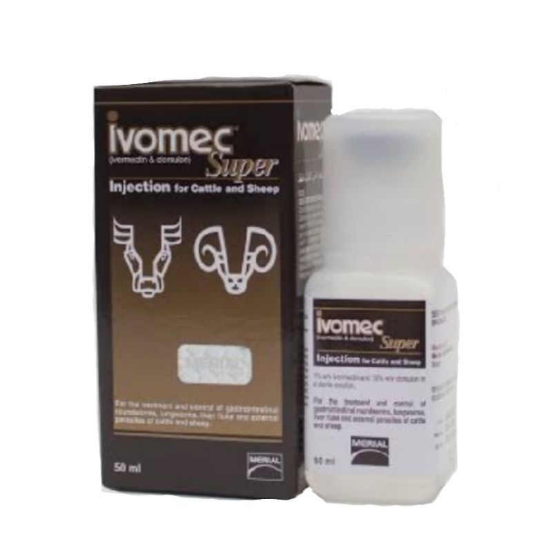 Ivomec super 50ml ampuh original 100%asli hewan ternak