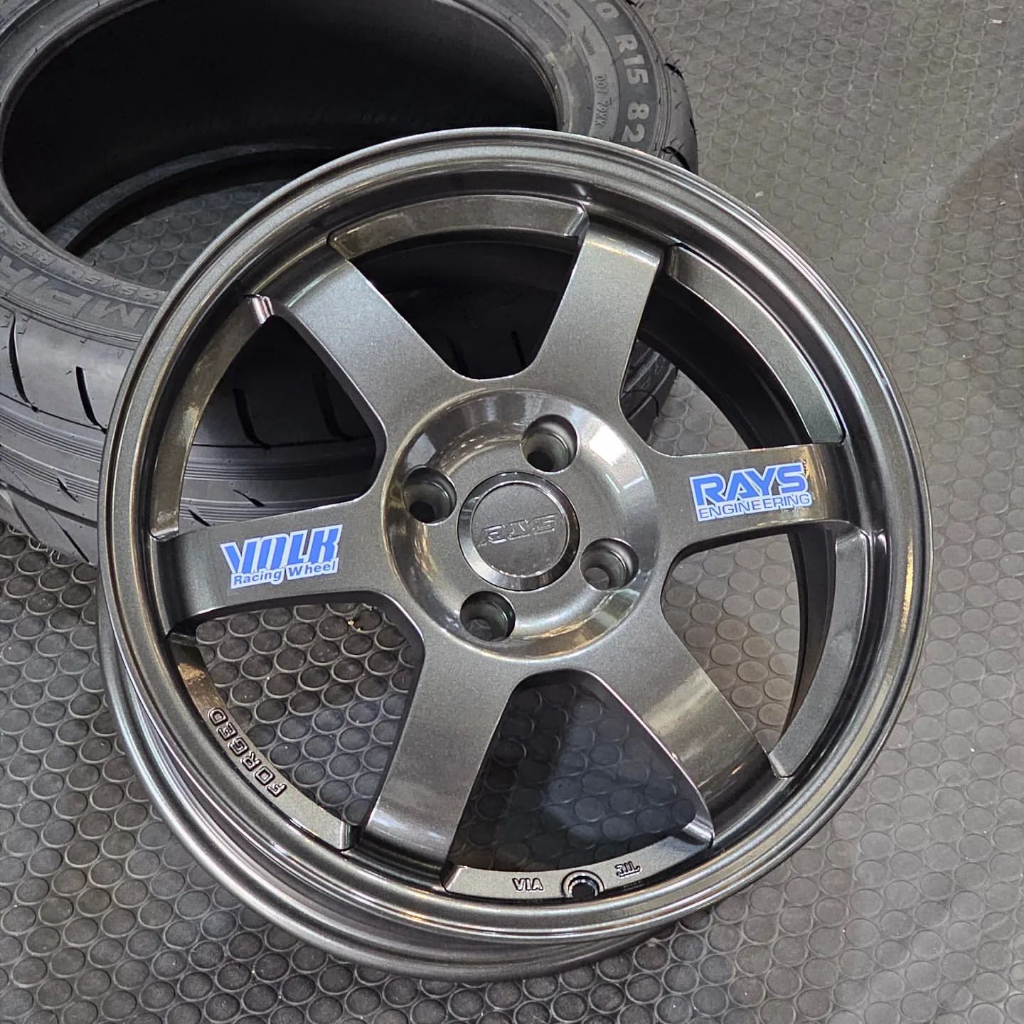 velg Te37 Ring 16x7 ET 40 PCD 4x100 velg mobil racing r16 jazz yaris brio mobilio