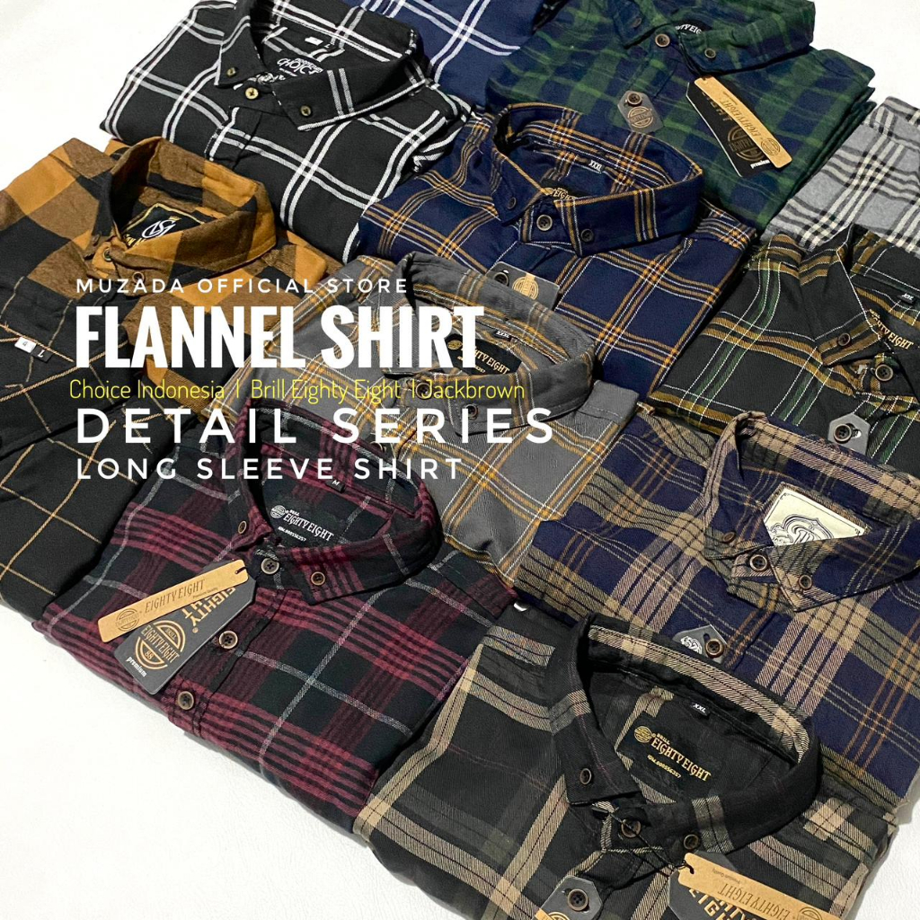 HEYMALE 31 - KEMEJA FLANEL PRIA LENGAN PANJANG PREMIUM | HEYMALE 31 ID KEMEJA PRIA | KEMEJA FLANEL J