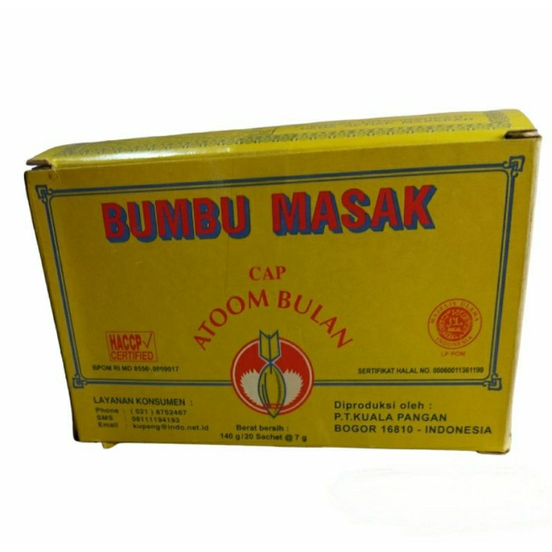 

Bumbu masak cap atoom bulan/ Bumbu Atoom Bulan