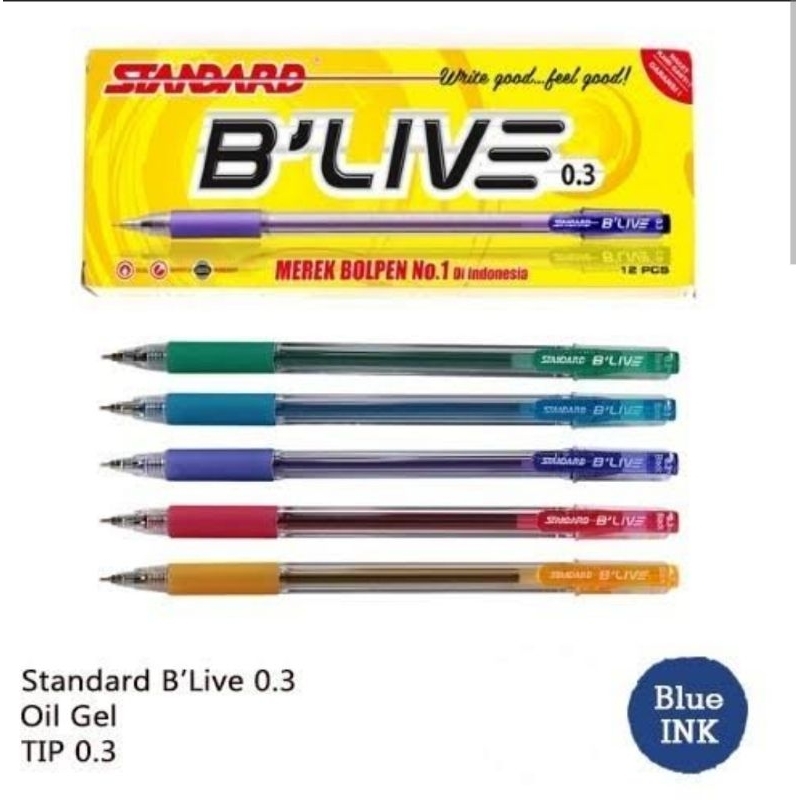 

Pulpen standard blive / standard b'live 0,3