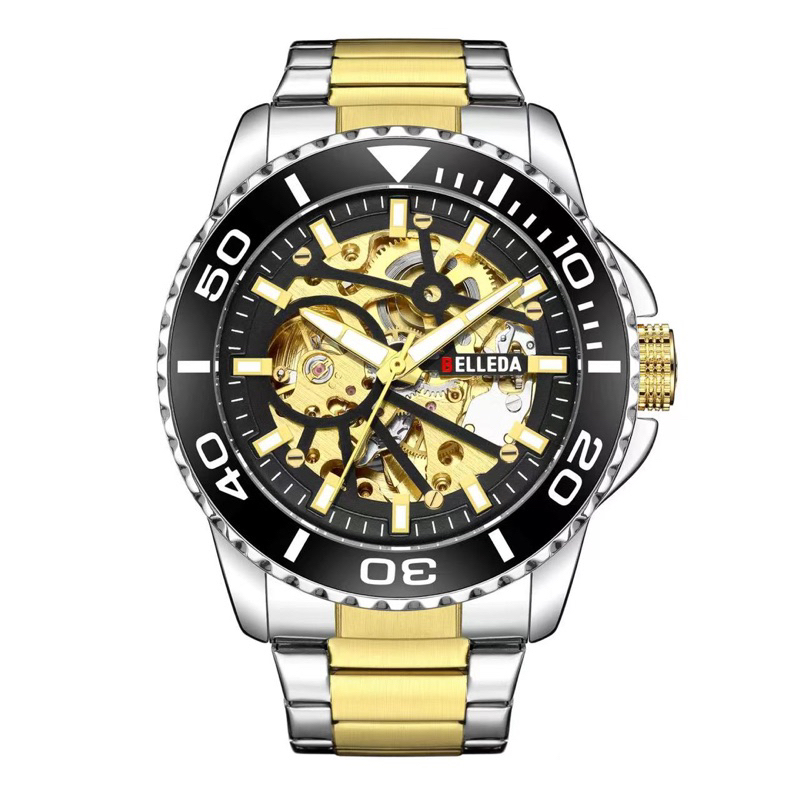 Jam Tangan Pria BELLEDA B 9485 Otomatis Mekanik