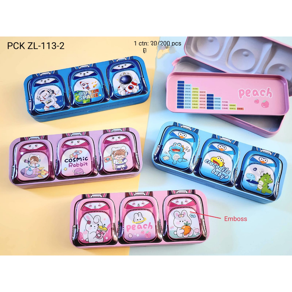 

TEMPAT KOTAK PENSIL KALENG TIMBUL MESIN WAKTU KARAKTER ANAK TERMURAH / TEMPAT PENSIL ANAK KALENG