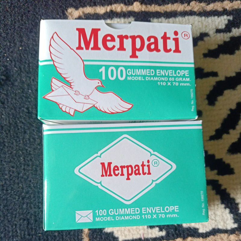 

AMPLOP MERPATI MINI // 1 PACK ISI 100 PCS // AMPLOP MINI 110 x 70 mm // AMPLOP PEREKAT MINI