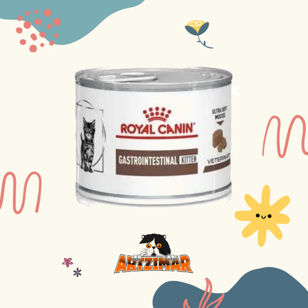 Royal Canin VET Gastrointestinal KITTEN 195gr makanan basah kaleng