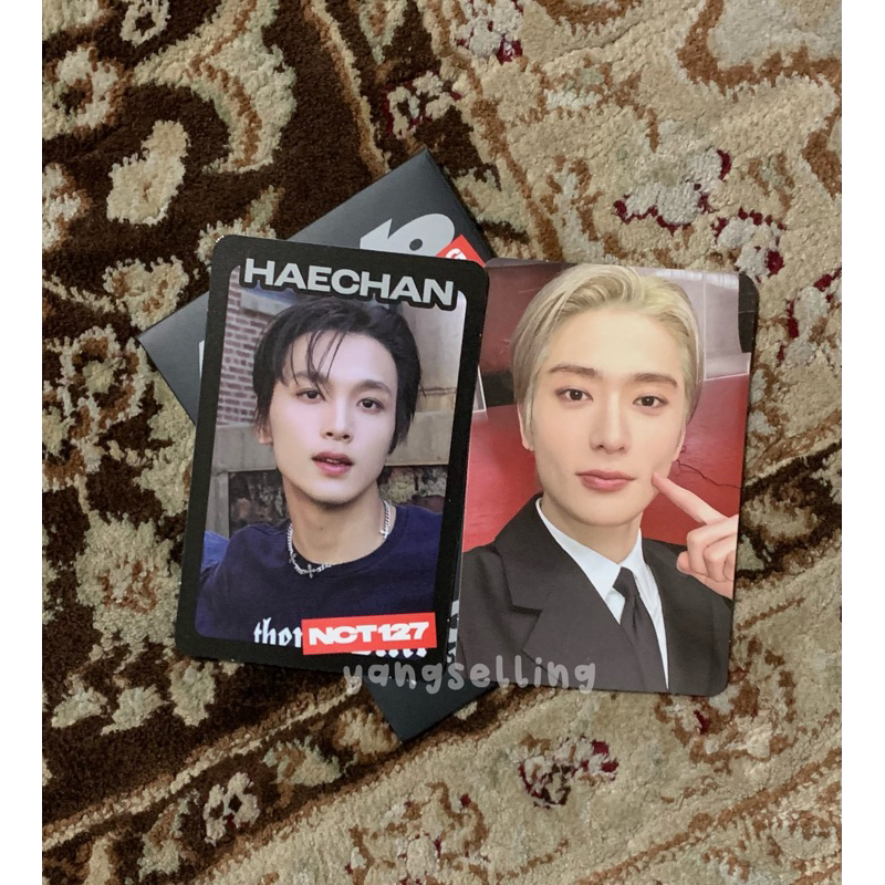 trading card haechan jaehyun ay-yo hitam