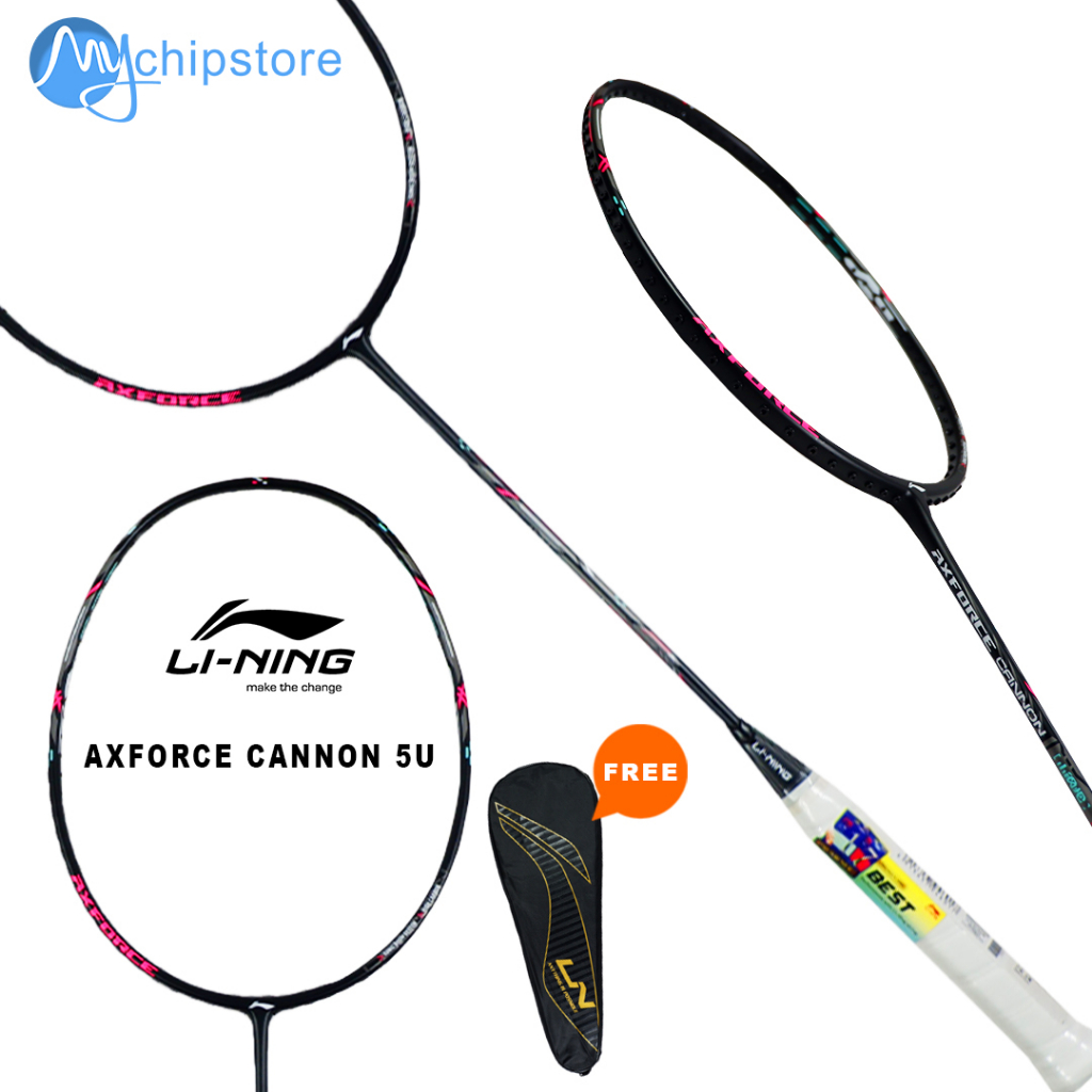 Raket Bulutangkis Badminton Original LININNG AXFORCE CANNON 5U