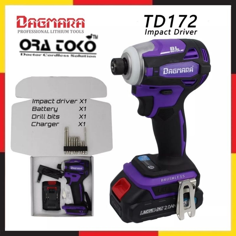 Dagmara TD172 Bor Impact Driver Dagmara  Quick-Shift Mode 4-Speed Impact Driver