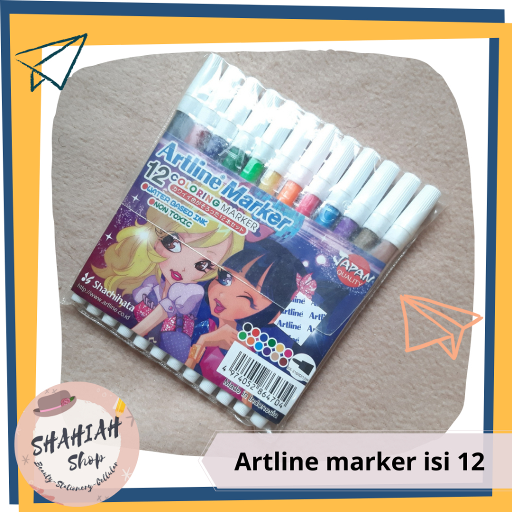 

[CUCI GUDANG] Artline spidol 12 warna