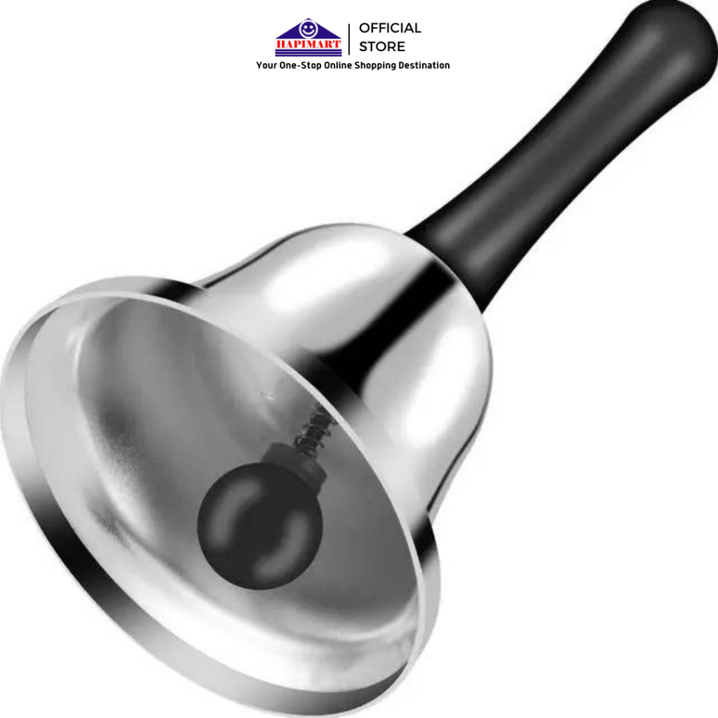 KMT STYLE Rattle Bell/Lonceng/Bel Tangan Stainless Nyaring 6.5 CM