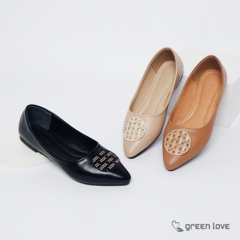 GL ZM 07 FLATSHOES / FLAT SHOES SEPATU TEPLEK MURAH NYAMAN PREMIUM BERKUALITAS / GREEN LOVE GREENLOV