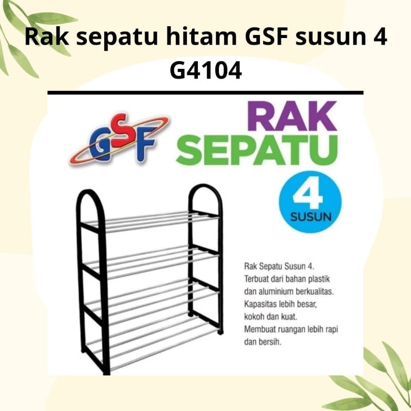 Rak sepatu GSF susun 4