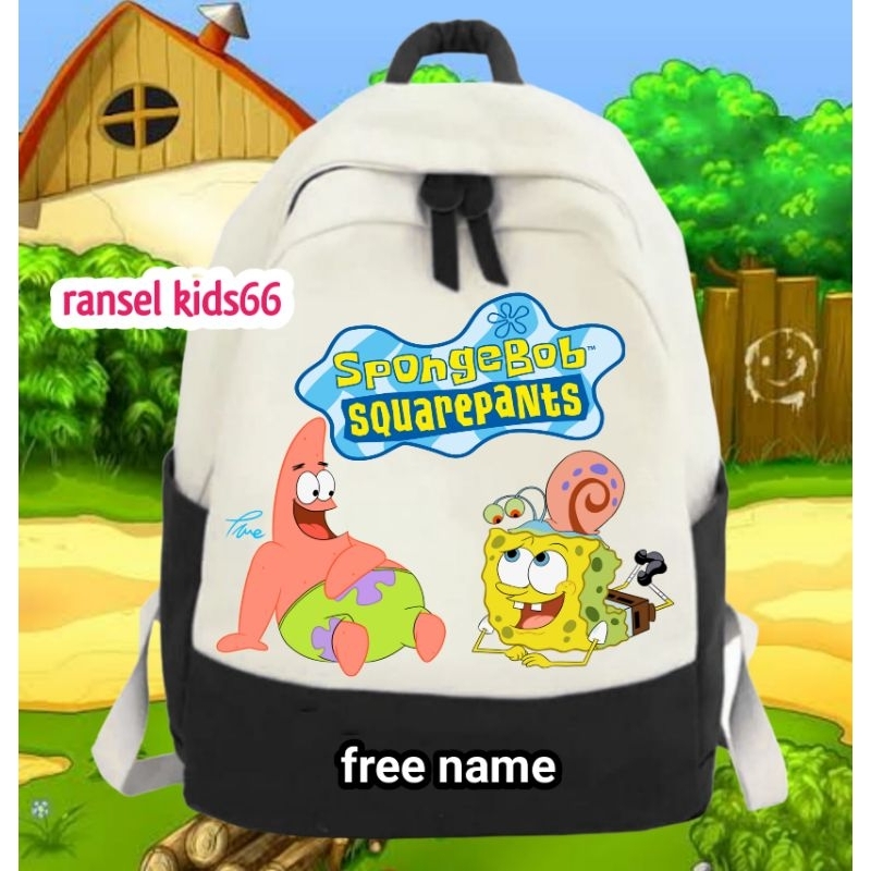 Tas ransel spongebob